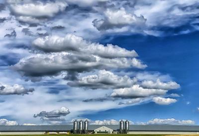 Viewfinder Painted Clouds