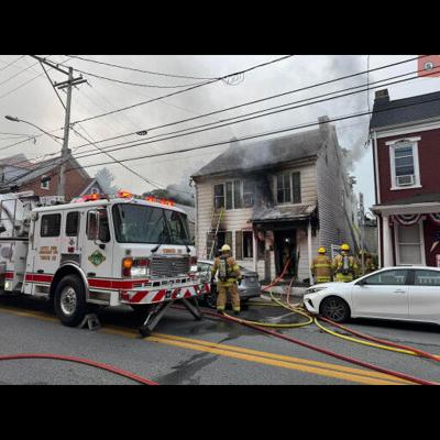Lititz Borough West Orange Street fire